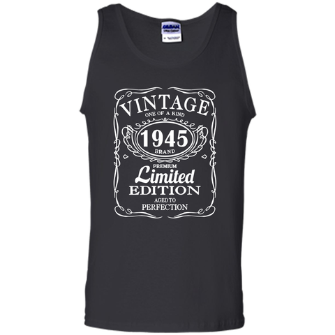 Vintage Born in 1945 72 Years Old Birthday Tshirt