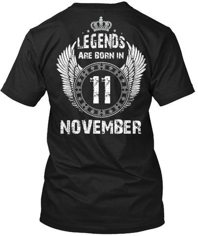 Legends are born in November