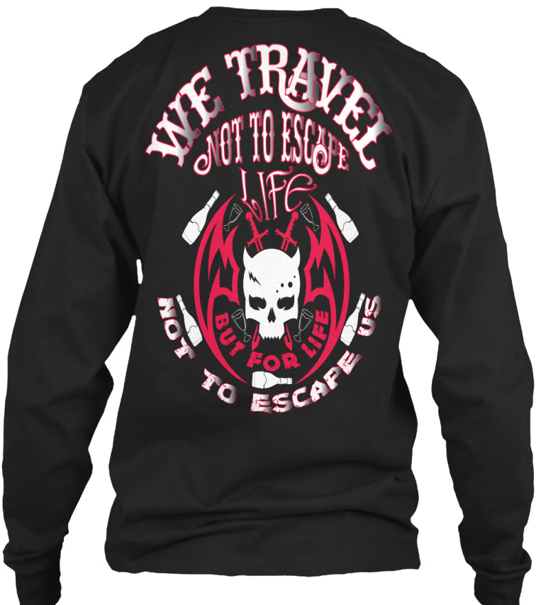 Travel Clothes । Black Hoodie Tee Shirt