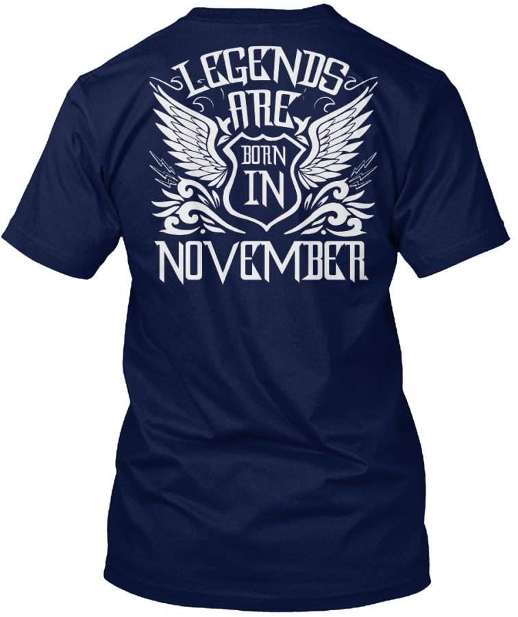 legends are born in november