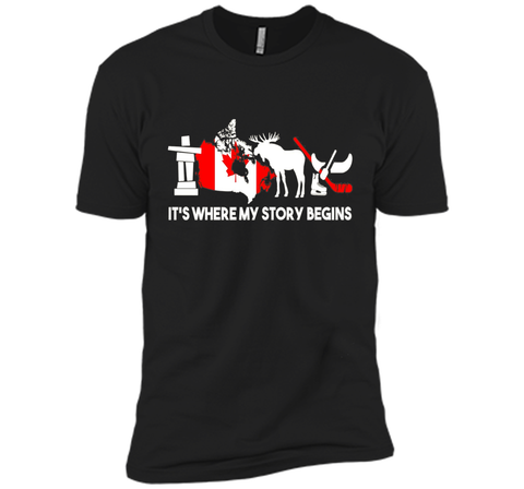 Canada T shirt,  Canada Where My Story Begins Shirt