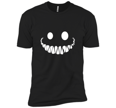Halloween Cheshire Ghost Cat Smile T shirt Next Level Premium Short Sleeve Tee