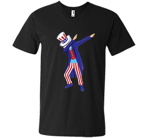 Dabbing Uncle Sam Shirt Funny 4th of July Boys Girls Adults