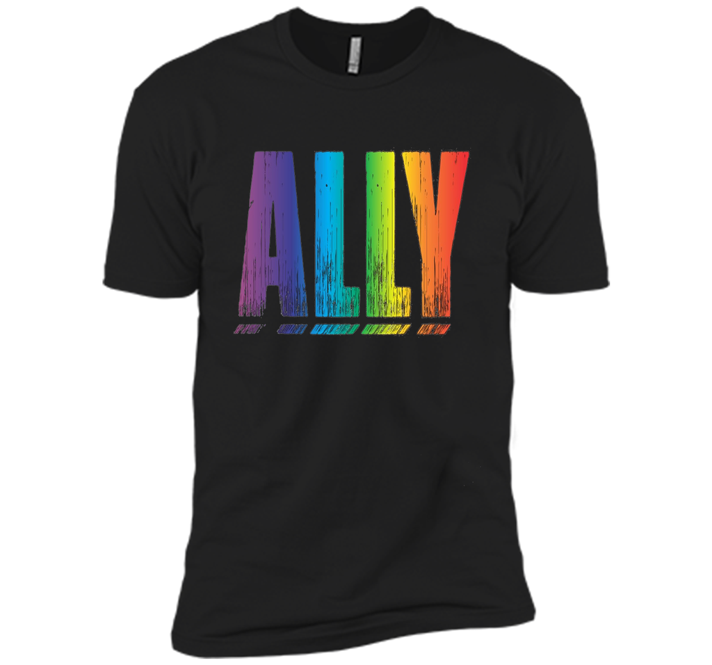 Proud LGBT Ally Rainbow Gay Pride Support T-Shirt