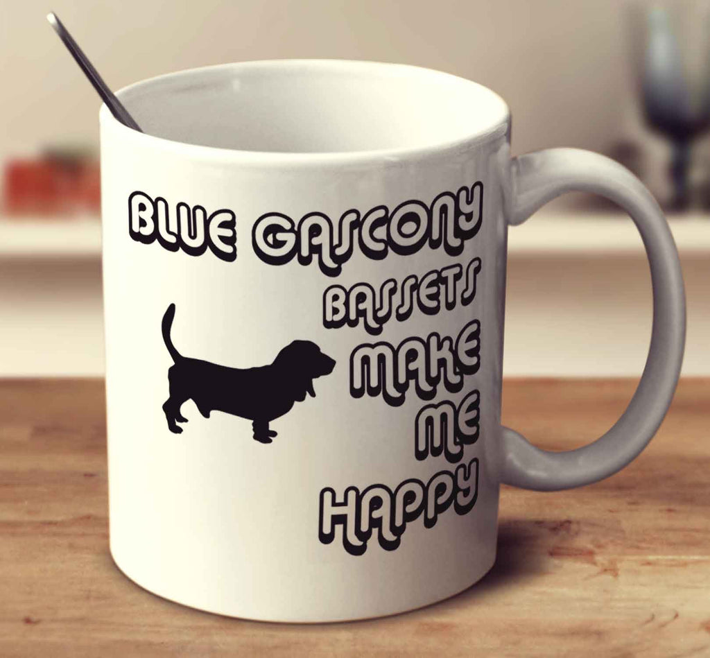 Blue Gascony Bassets Make Me Happy 2