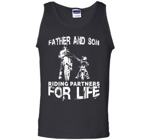 Father And Son Riding Partners For Life T-shirt Dads Sons