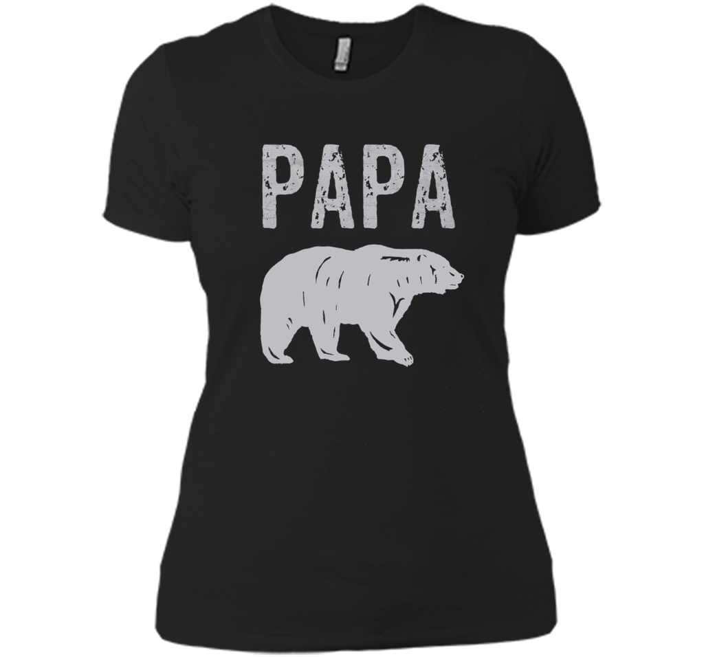 Mens Vintage Effect Papa Bear T-Shirt