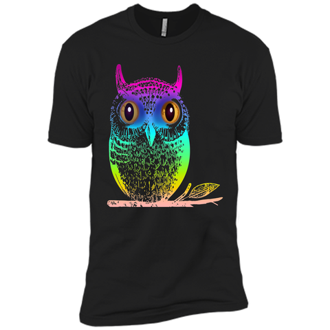 Sexy Big Colorful Owl 2017 T Shirt