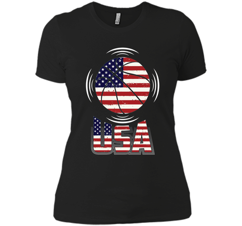 Basketball T Shirt with USA Flag Awesome T Shirt