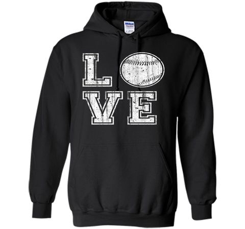 I Love Baseball Ball T Shirt Baseball Gift for Mom Dad Fan