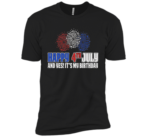 Happy 4th July T-Shirt It's My Birthday