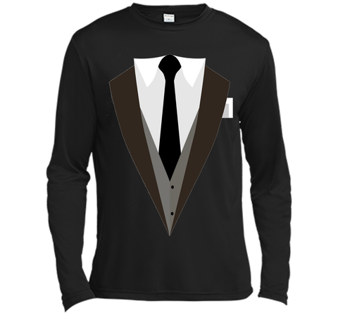 Printed Suit & Tie Vest Tuxedo T-Shirt