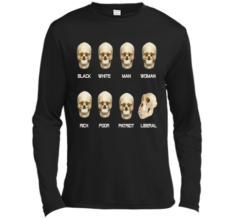 Black White Man Woman Rich Poor Patriot Liberal T-Shirt