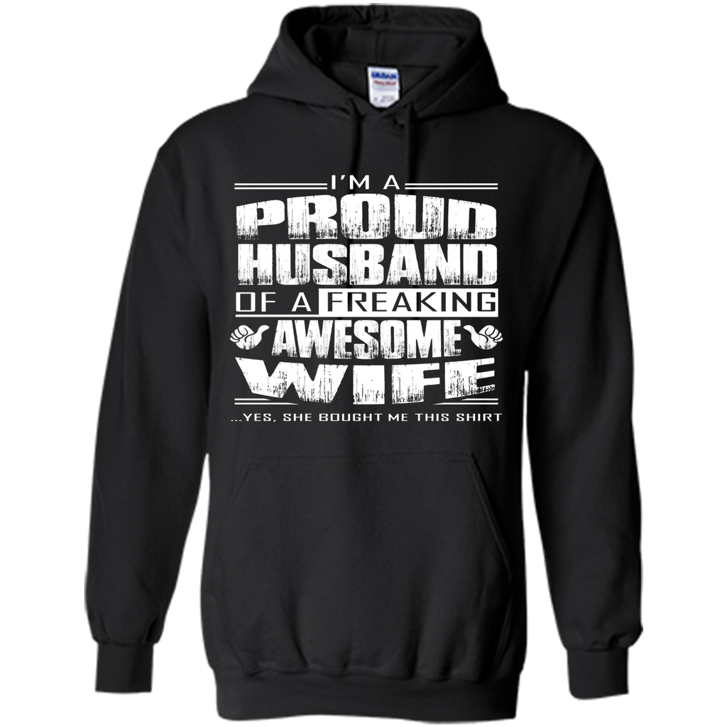 I am A Proud Husband Of A Freaking Awesome Wife cool shirt