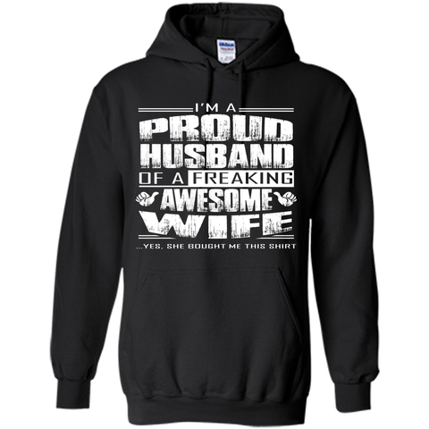 I am A Proud Husband Of A Freaking Awesome Wife cool shirt