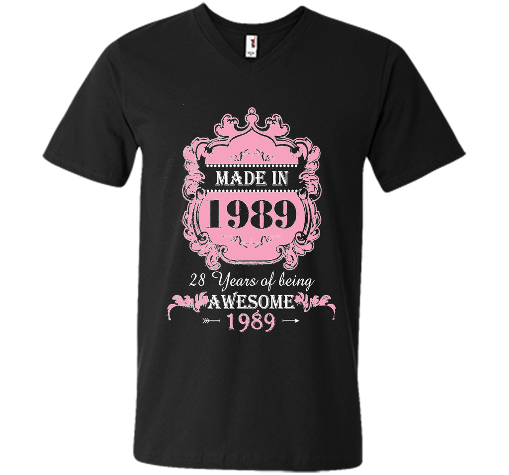 Made In 1989 T Shirt- 28 Years Old Shirt 28th Birthday Gift