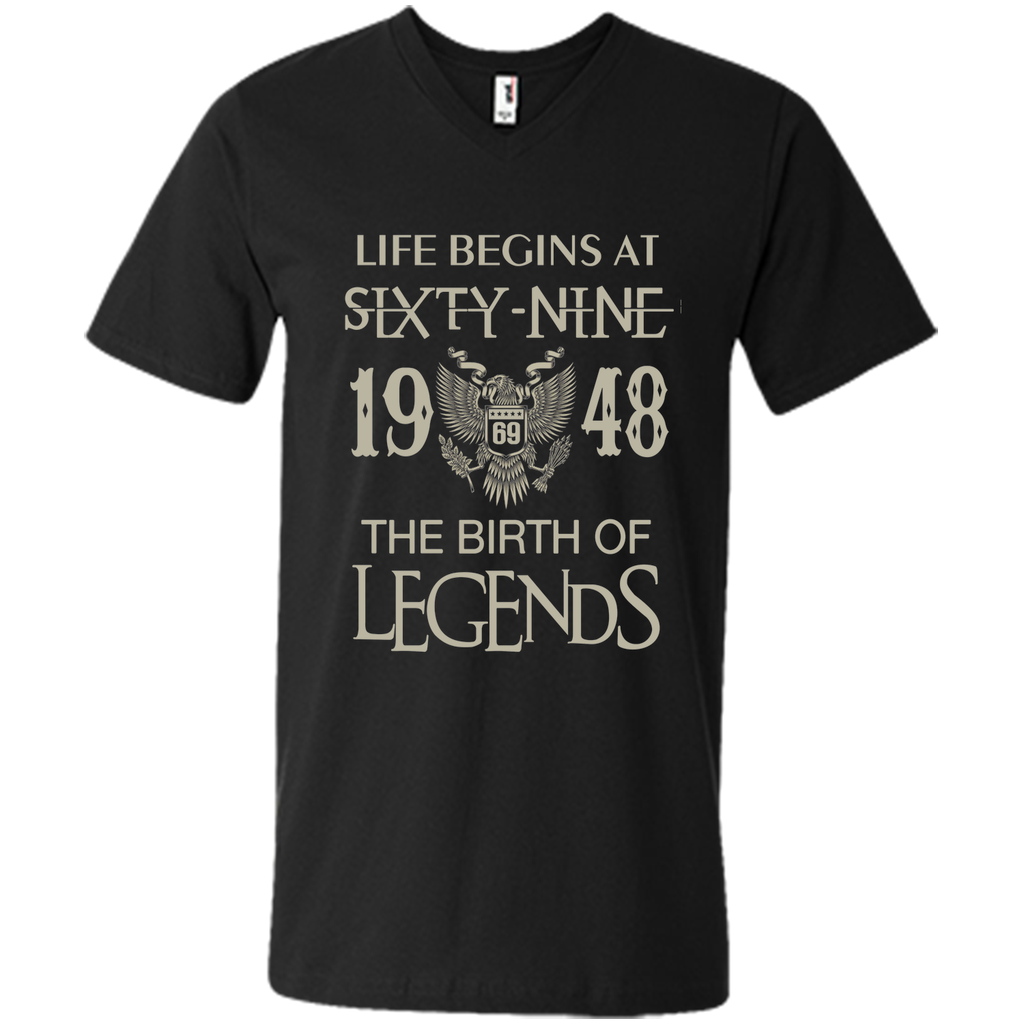 Life begins at Sixty nine 1948  the birth of legends tshirt