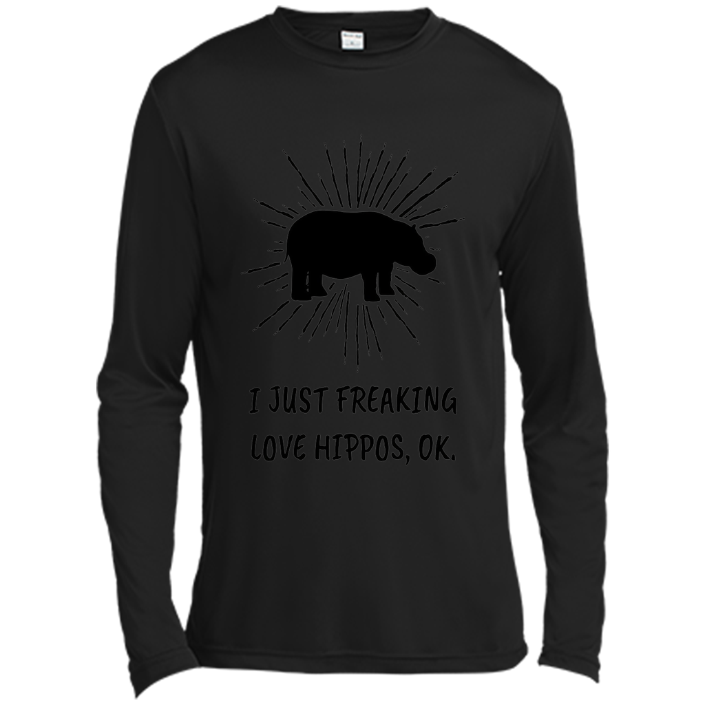 I Just Freaking Love Hippos OK Funny Hippo Lovers T-Shirt