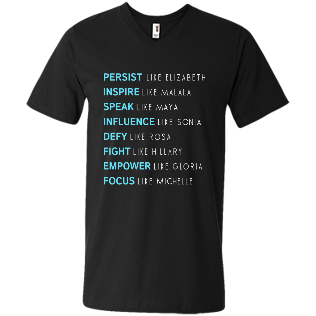 Persist like elizabeth inspire like malala T-shirt