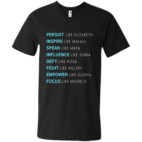 Persist like elizabeth inspire like malala T-shirt