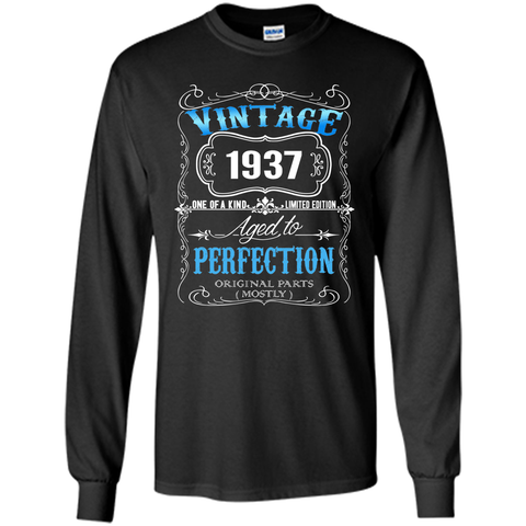 Vintage born in 1937 tshirt 80 Years old birthday