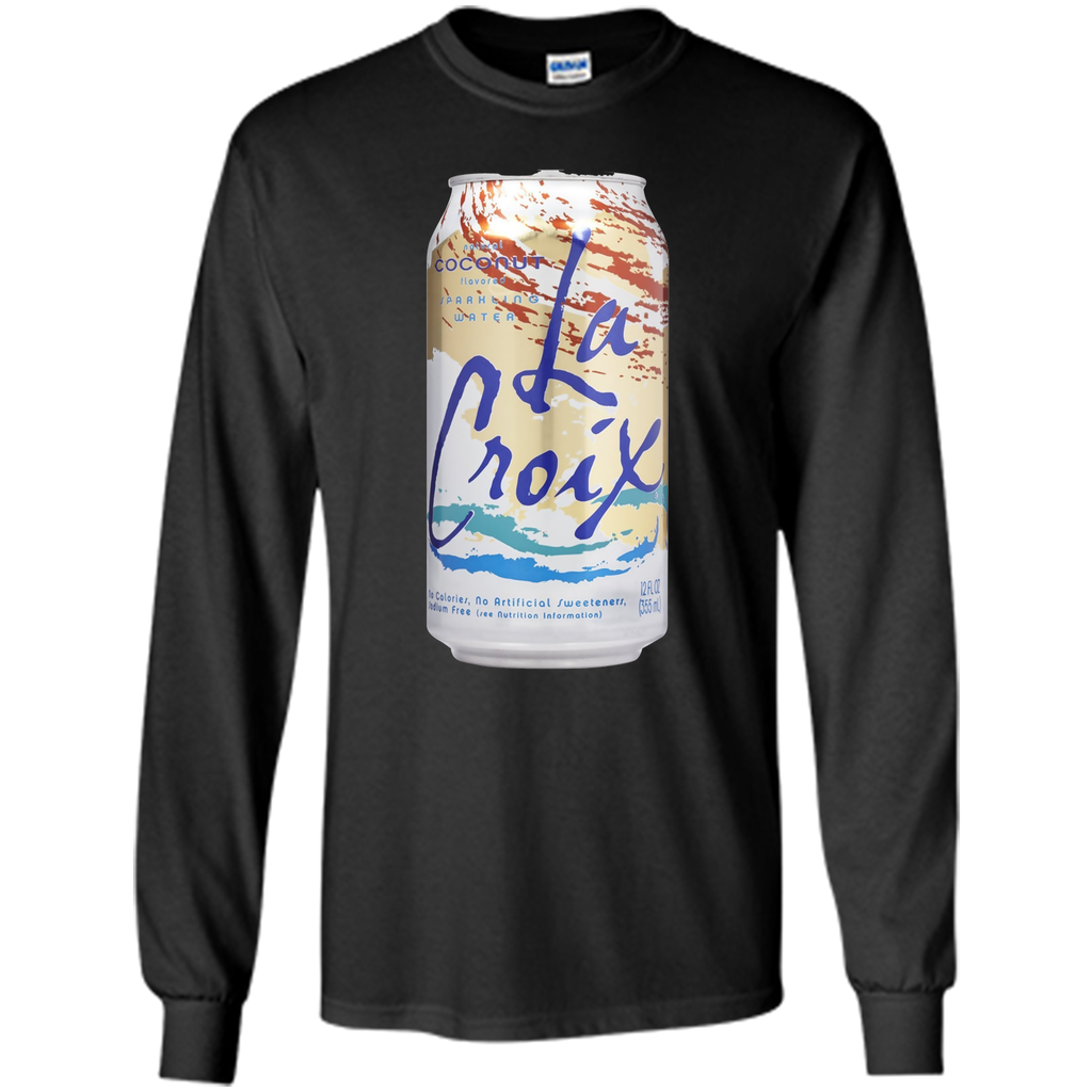 La Croix Coconut Water Giant Can on a Tee Shirt