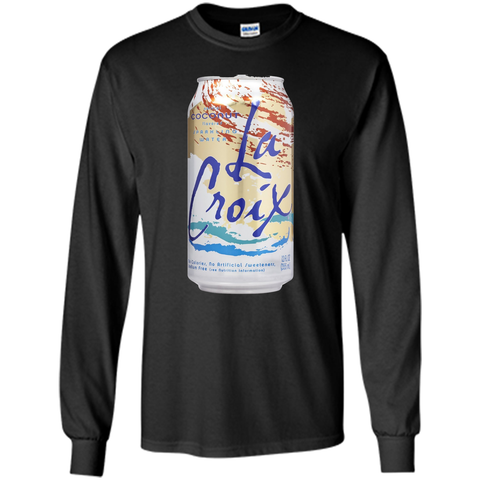 La Croix Coconut Water Giant Can on a Tee Shirt