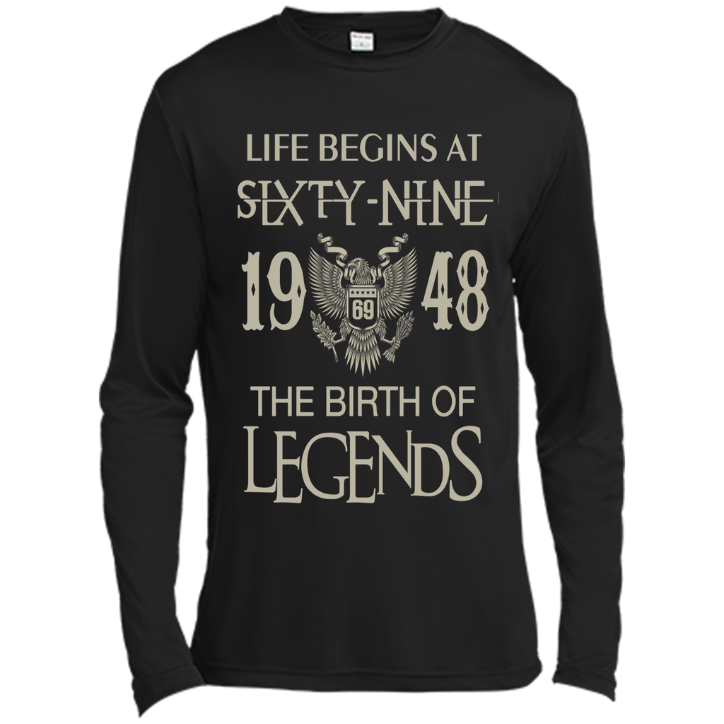 Life begins at Sixty nine 1948  the birth of legends tshirt