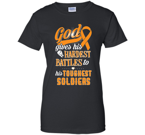 God Gives His Hardest Battles To His Toughest Soldiers Shirt
