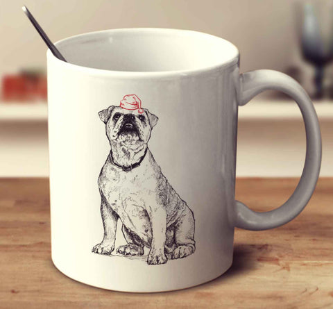 Christmas Bulldog