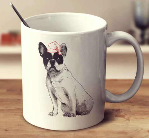 Christmas French Bulldog Sketch