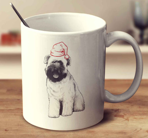 Christmas Soft-Coated Wheaten Terrier Sketch