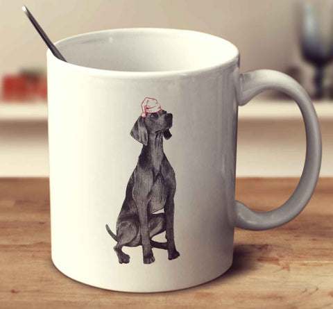Christmas Weimaraner Sketch
