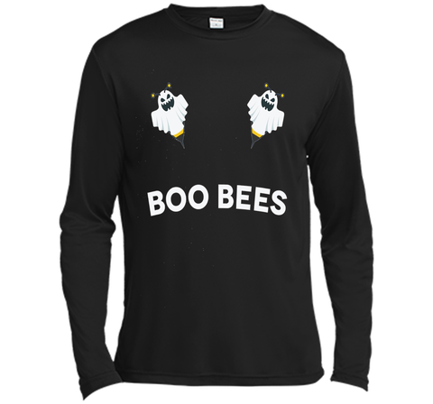 Boo Bees Scary Funny Ghost Bumble Bees Halloween T Shirt Long Sleeve Moisture Absorbing Shirt
