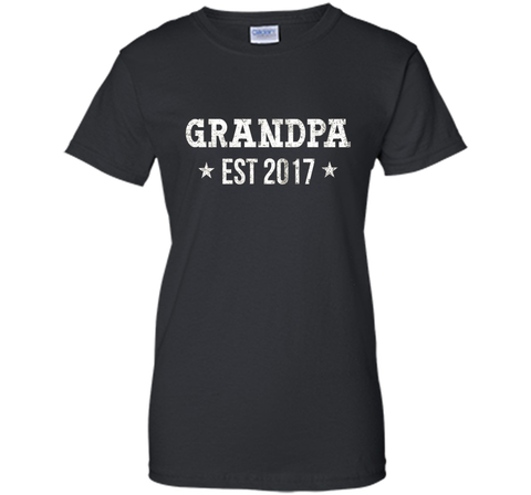 New First Time Grandpa Shirt Funny Dad Fathers Day Gift