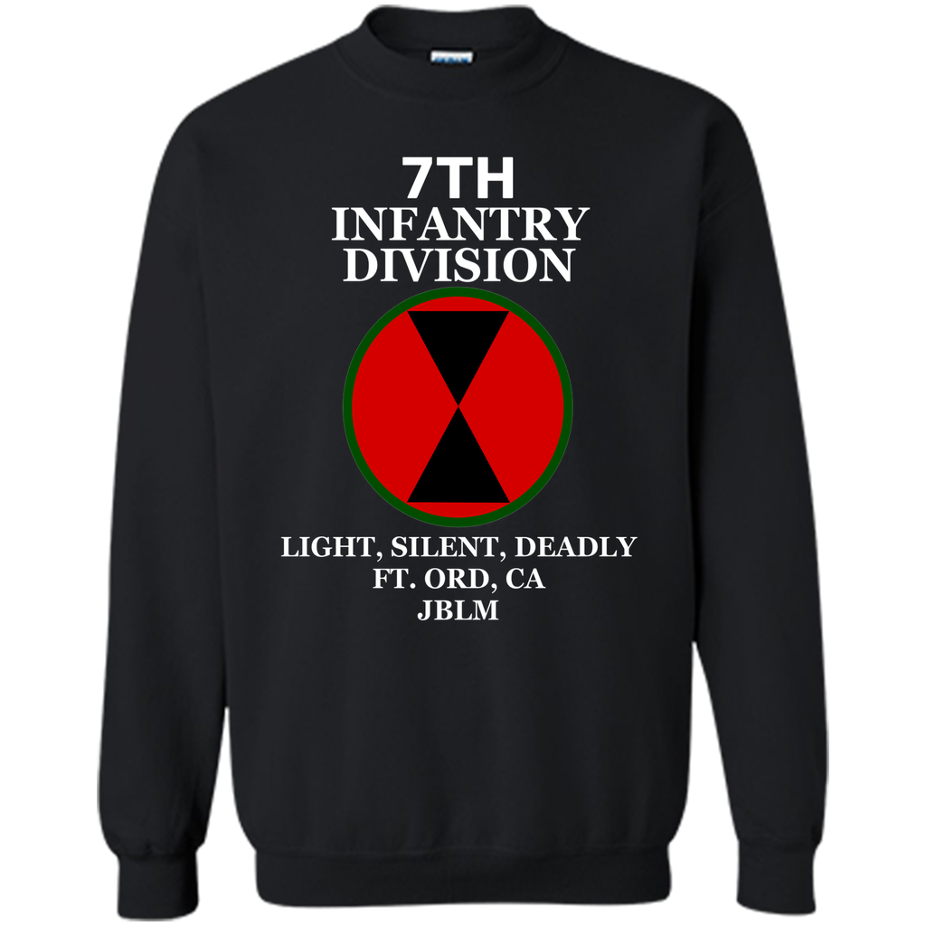 7th Infantry Division - Light, Silent, Deadly Army T-Shirt