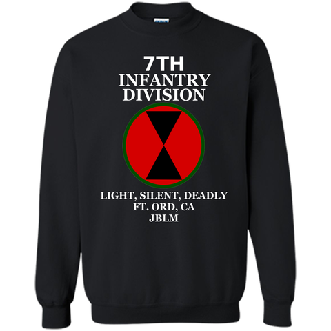 7th Infantry Division - Light, Silent, Deadly Army T-Shirt