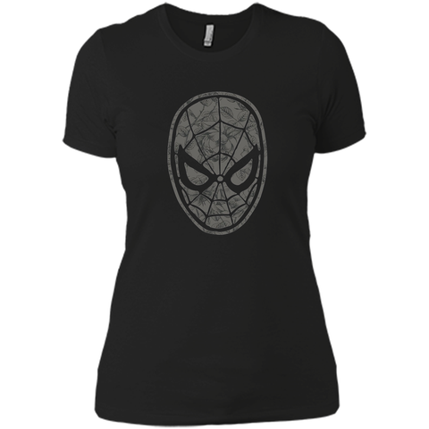 Spider-Man Grayscale Floral Print Graphic T-Shirt