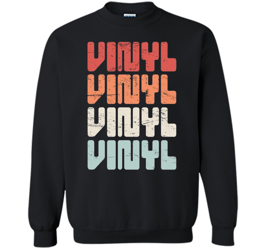 Retro Distressed VINYL Record T-Shirt