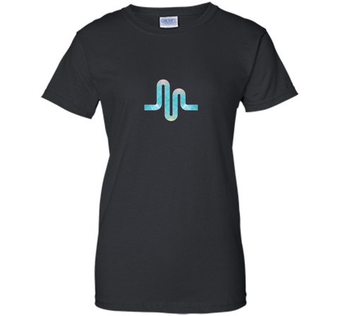sea musical.ly T-shirt (Fitted Cut)