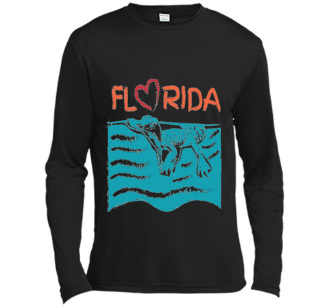 Florida Swimming Alligator Souvenir T-shirt