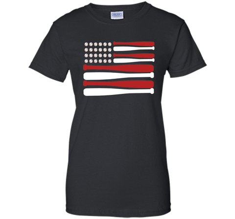 Baseball Flag US 4th July TShirt