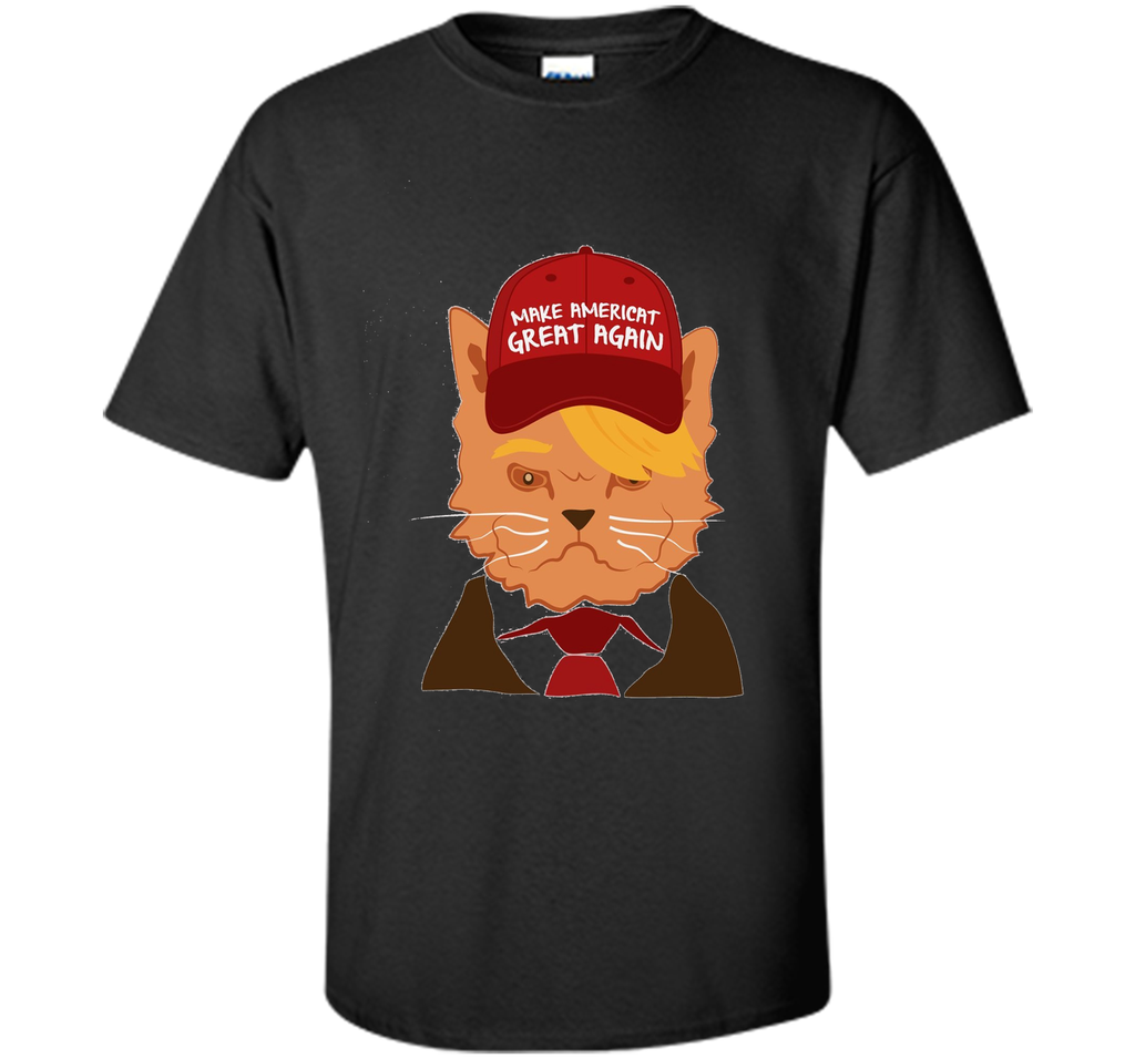 Novelty Trump Cat America T-shirt