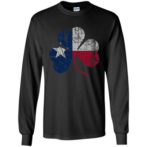 Irish Flag of Texas Shamrock Shirt