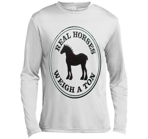 Real Horses Weigh a Ton Clydesdale Tee Shirt