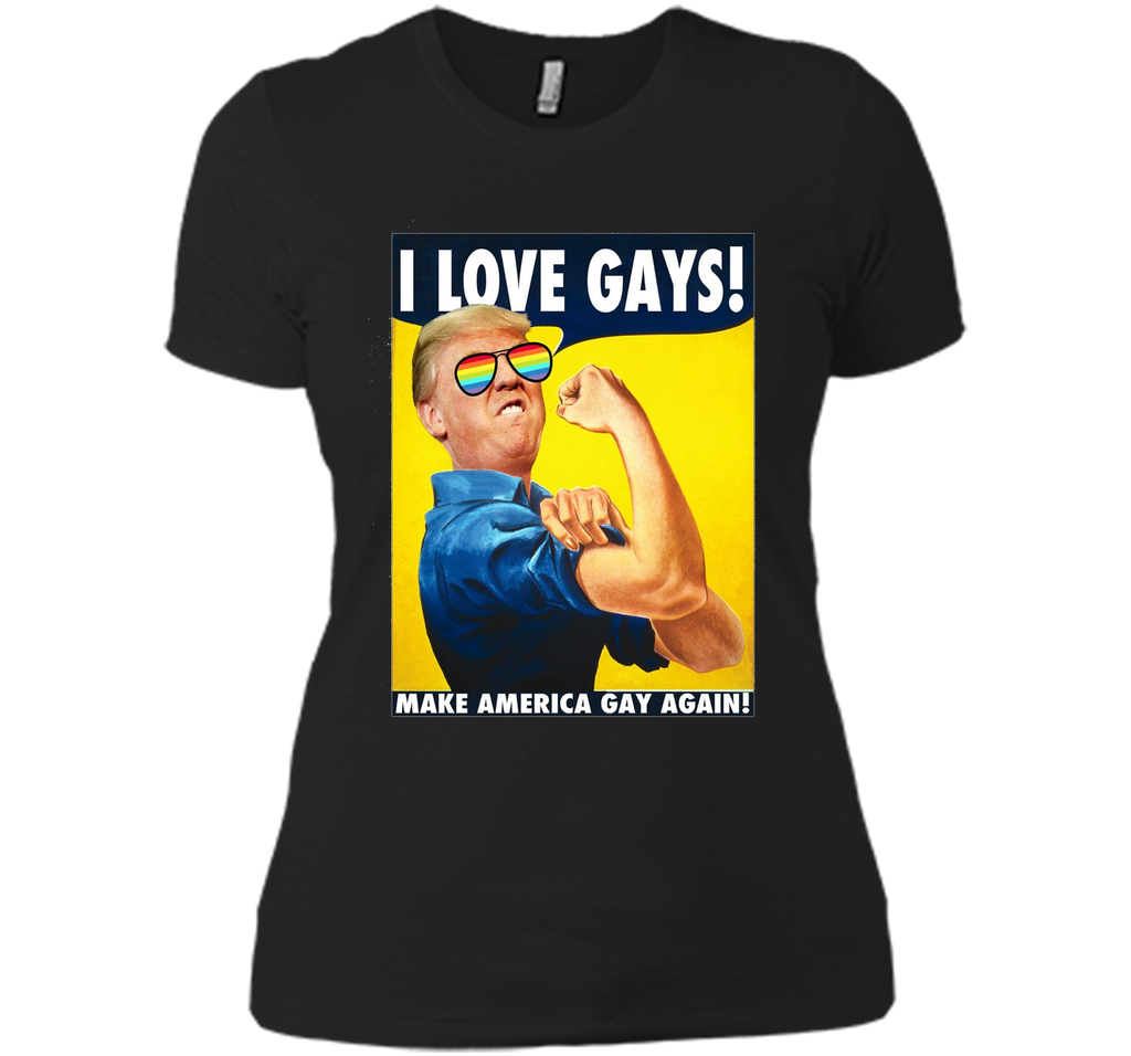 Make America Gay Again Rosie the Riveter Gay Pride Shirt