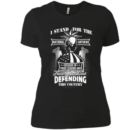 I Stand For The National Anthem veteran t shirts