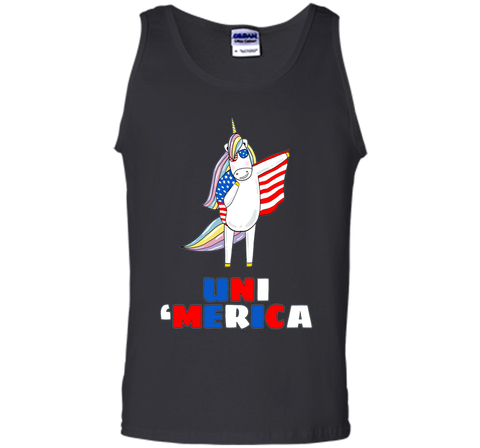 UniMerica 4th Of July Unicorn Ma Memorial Day Funny T-shirt