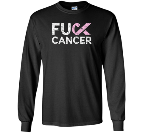 Distressed Ladies Cancer Gifts Fight Cancer T-Shirt Tee