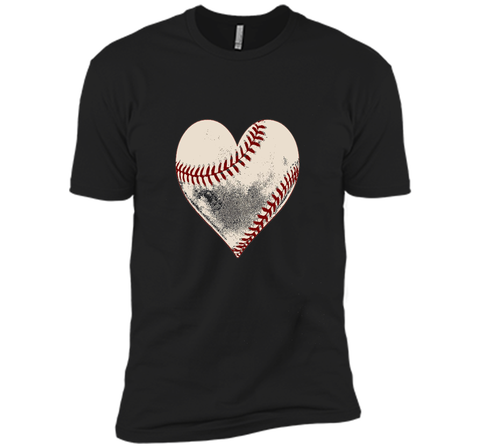 Baseball Heart, Cute Mom Love Premium T Shirt